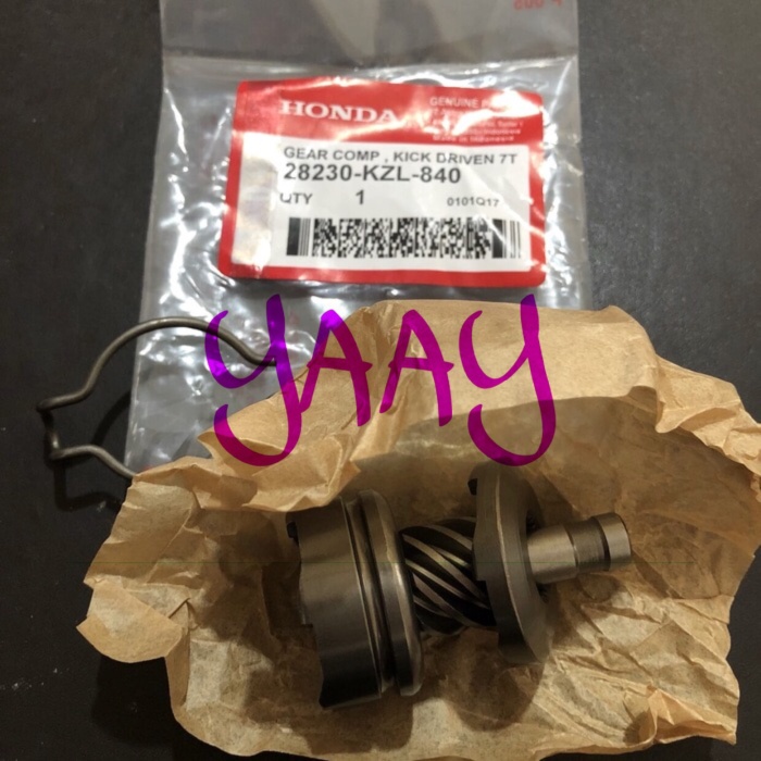 KZL PINION GIGI GEAR STATER KICK SLAH SELAHAN SELAH MOTOR ENGKOL ENGKOLAN BEAT FI OLD LAMA SCOOPY SP