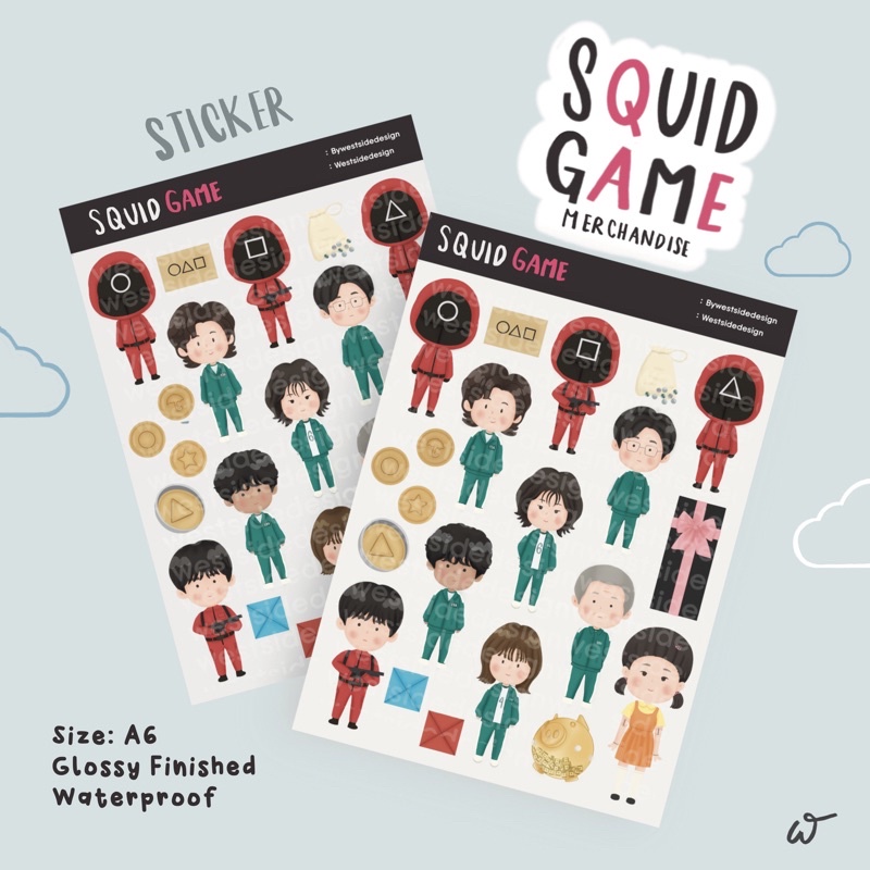 

SQUID GAME FANART STICKER
