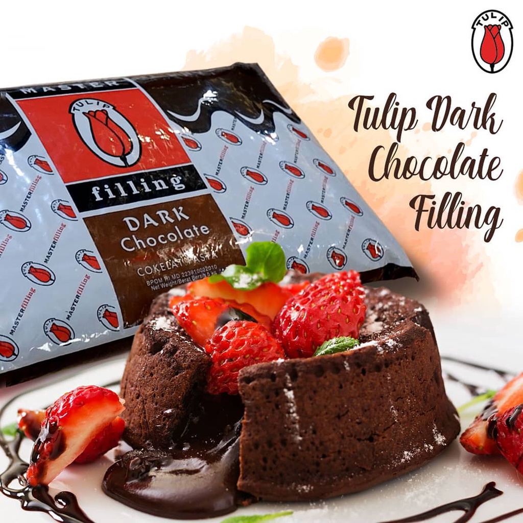 

Tulip Master filling paste / chocolate filling ( Repack 500 gr )