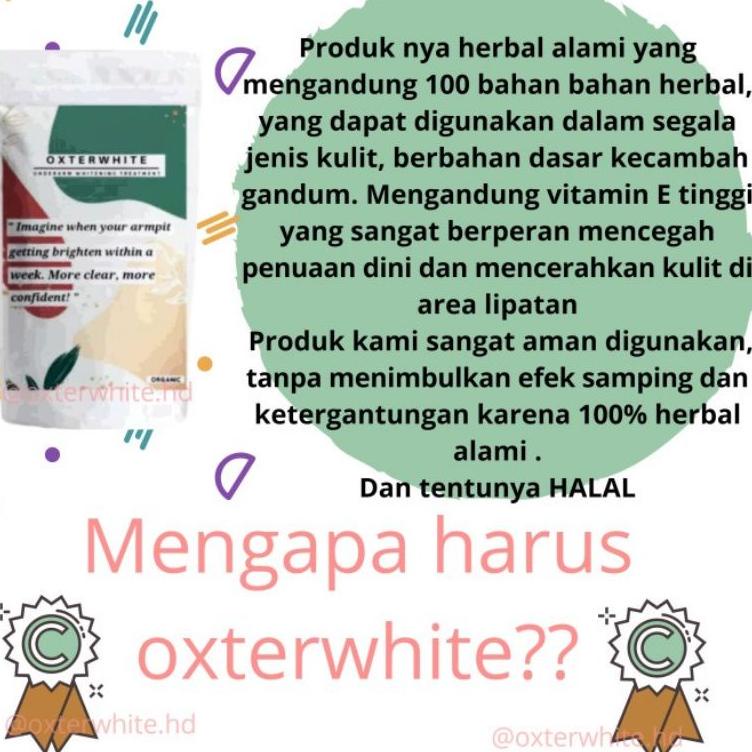 ⚡️Termurah⚡️ OXTERWHITE | PEMUTIH KETIAK ORIGINAL 100% | PEMUTIH SELANGKANGAN TERVIRAL