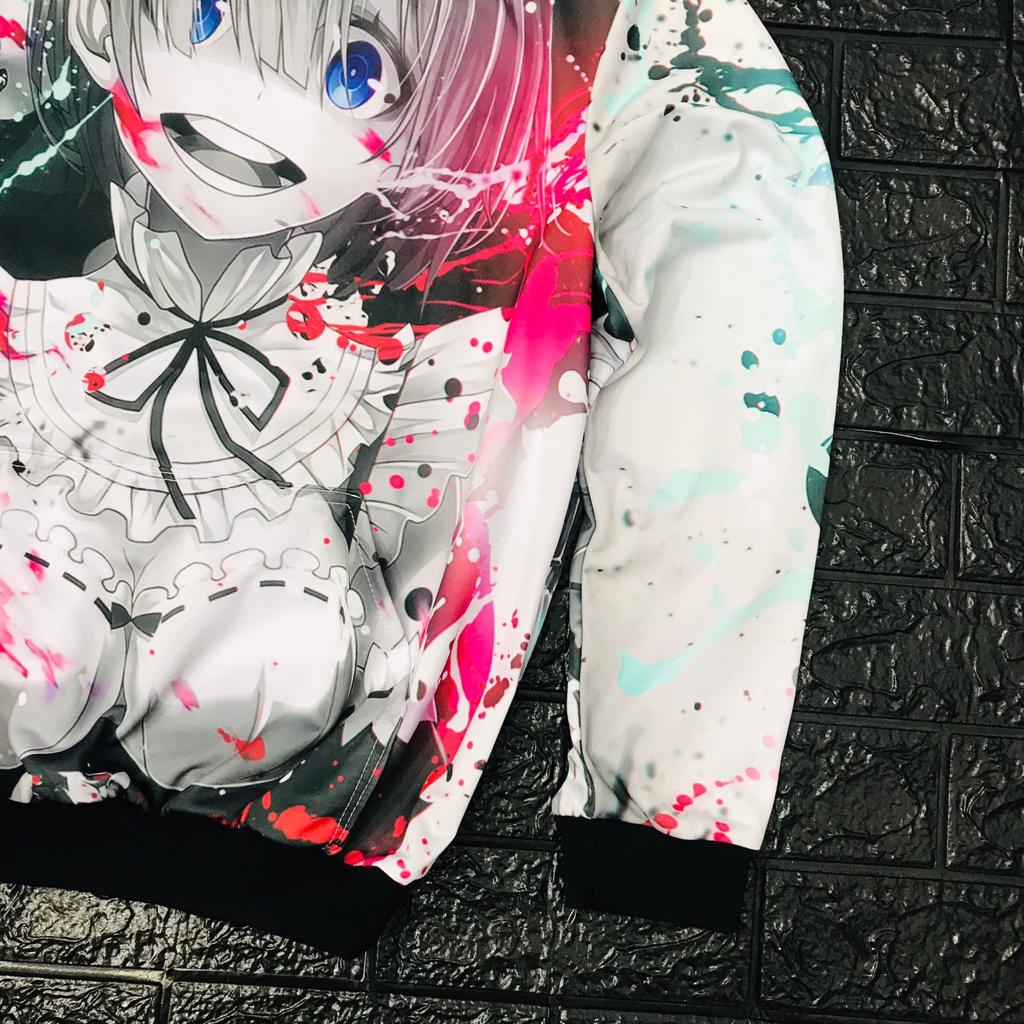 Sweater Rem Fullprint Re Zero Anime Manga Bucin Rem Merapat