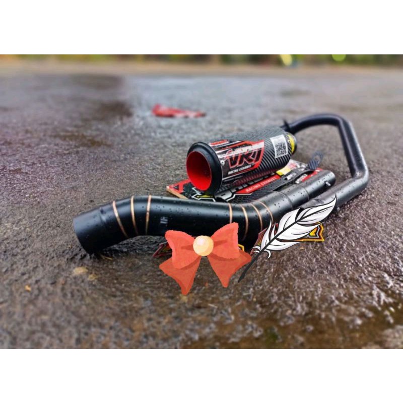 KNALPOT RACING VR7 UNTUK VIXION/R15V2/XABRE