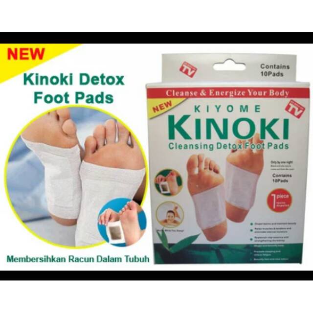 KINOKI PUTIH ORIGINAL KOYO DETOX KAKI PENGHILANG RACUN DALAM TUBUH 1 BOX ISI 10 PCS Original