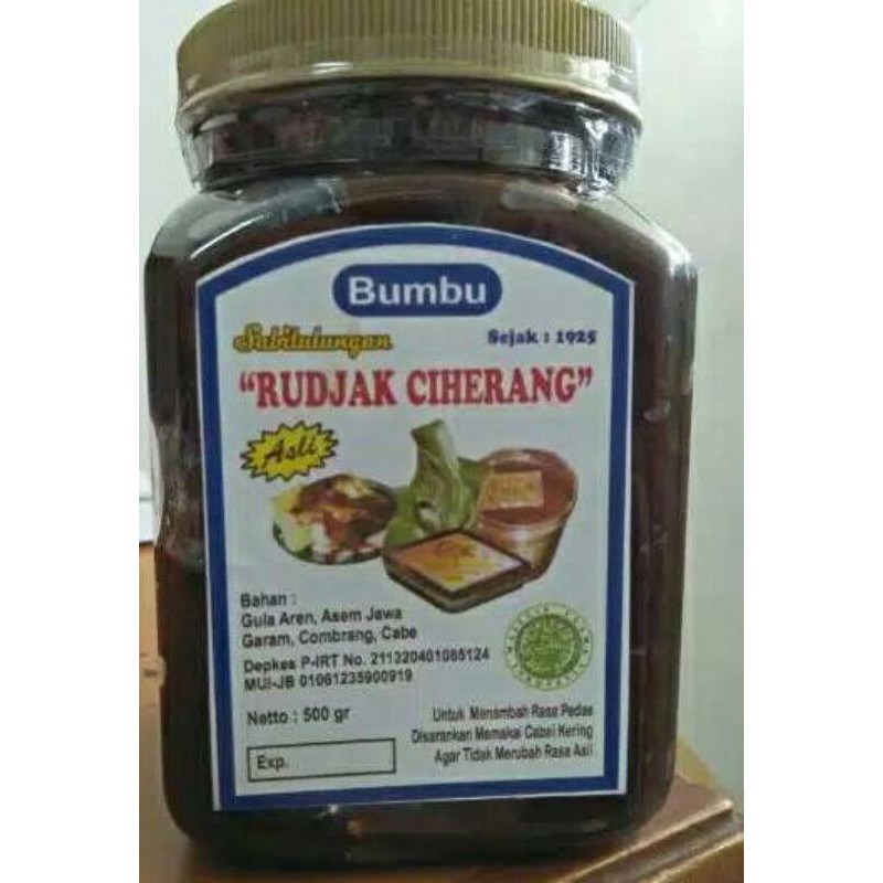 

bumbu rujak ciherang isi 500gr