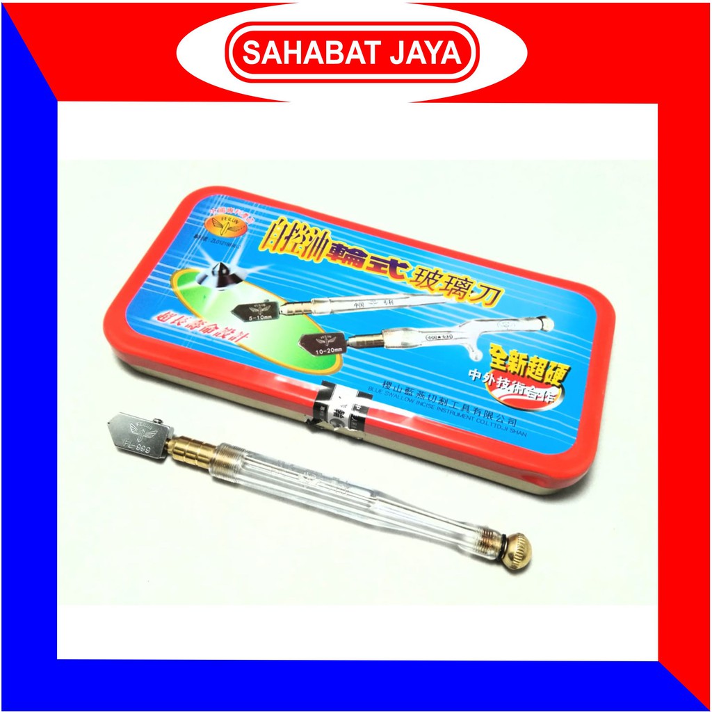 Pemotong Kaca Feilun Original Asli Alat Pemotong Kaca Feilun Original Murah Glass Cutter Pisau Kaca 