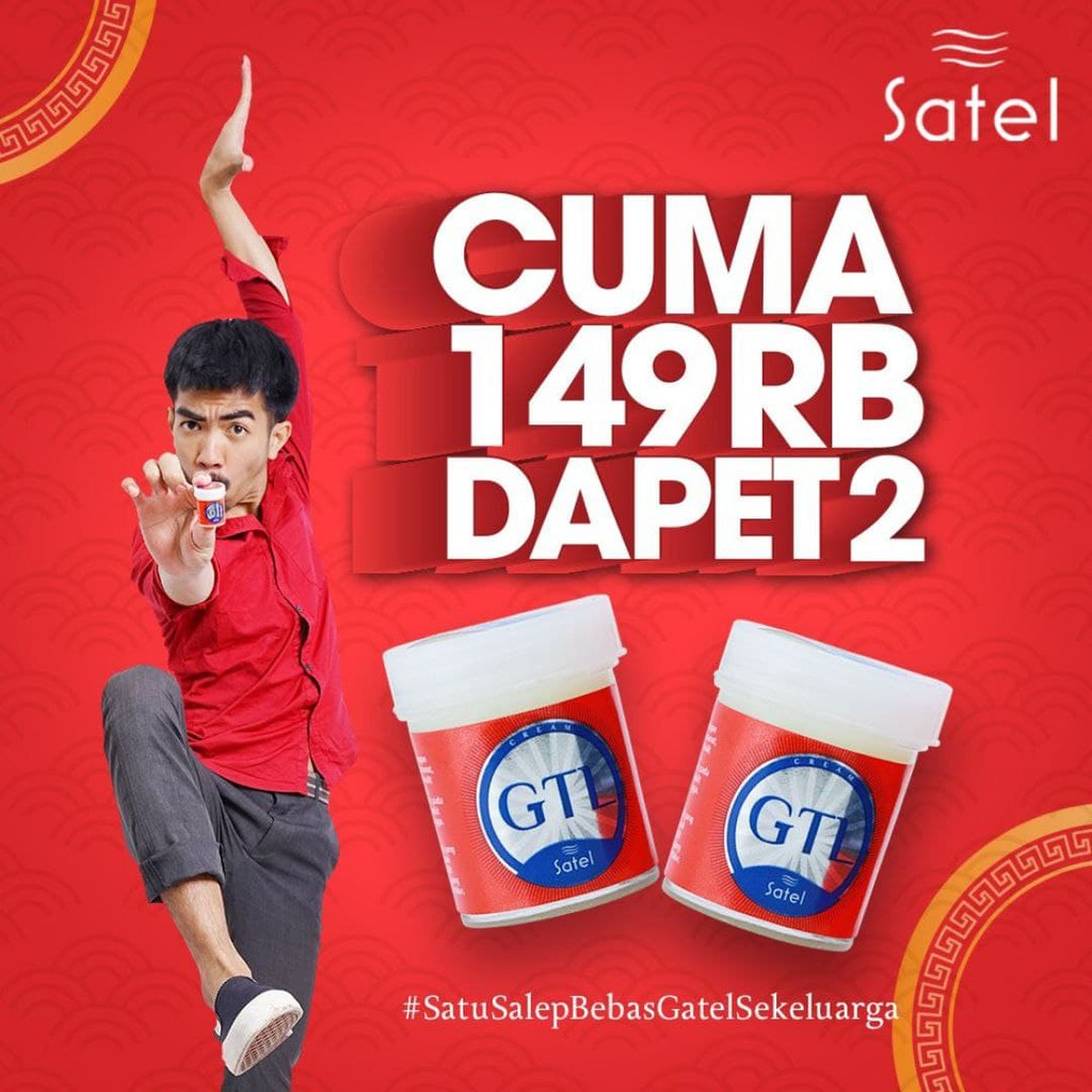 ORIGINAL 100% SATEL GTL ASLI SALEP GATEL AMPUH BPOM TERBUKTI AMPUH ATASI BERBAGAI MACAM GATAL - GATA