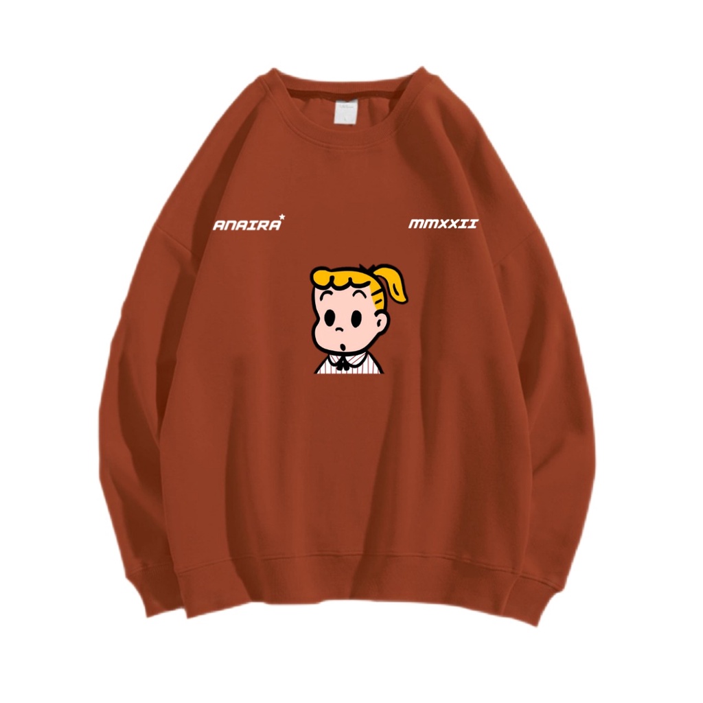 OSAMU GOODS SWEATER CREWNECK PRIA WANITA Size M-XXL ANAIRA