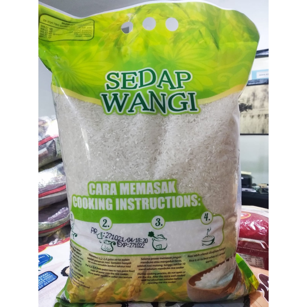 

Beras Sedap Wangi 5 Kg Premium Pandan Aroma