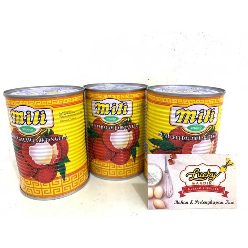 

Mili Leci / Buah Kaleng Leci 565gr