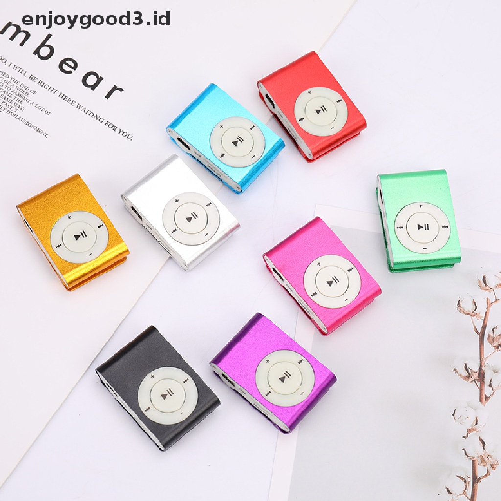 Mp3 Player Mini Portable Support Kartu Tf