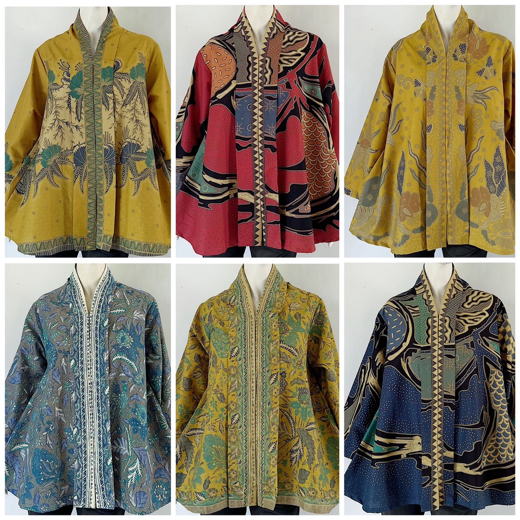 Ori SOLO Blus Anggita batik solo atasan kerja trendy