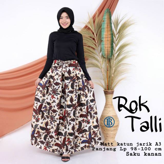 Rok Adhikara Batik Solo Fashion Wanita Rok Batik Modern Bawahan Batik Ori By SVJ Batik Motif kupu