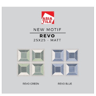 REVO EMBOSSED MATT UK.25X25 DINDING LANTAI KERAMIK ASIA TILE