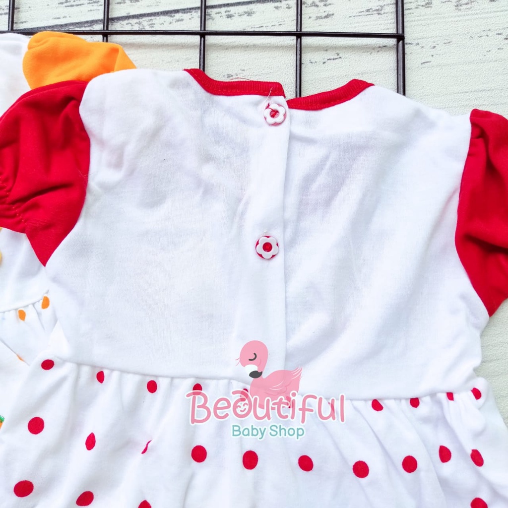 Dress Bayi Perempuan Motif Rifky / Rok Baju Bayi Perempuan  Merk Fauzan / Baby.ou