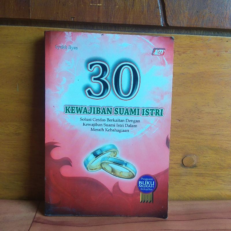 BUKU ORIGINAL 30 KEWAJIBAN SUAMI ISTRI - SYEKH ILYAS