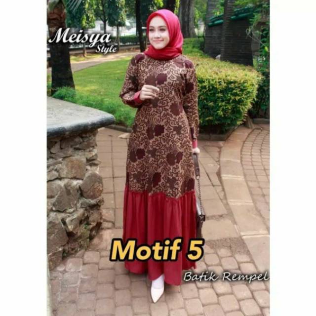 Paling Murah Gamis Batik Mamggar, Padi, Sekar Motif Terbaru Kualitas Original wxnW0e9cNrW7Ym