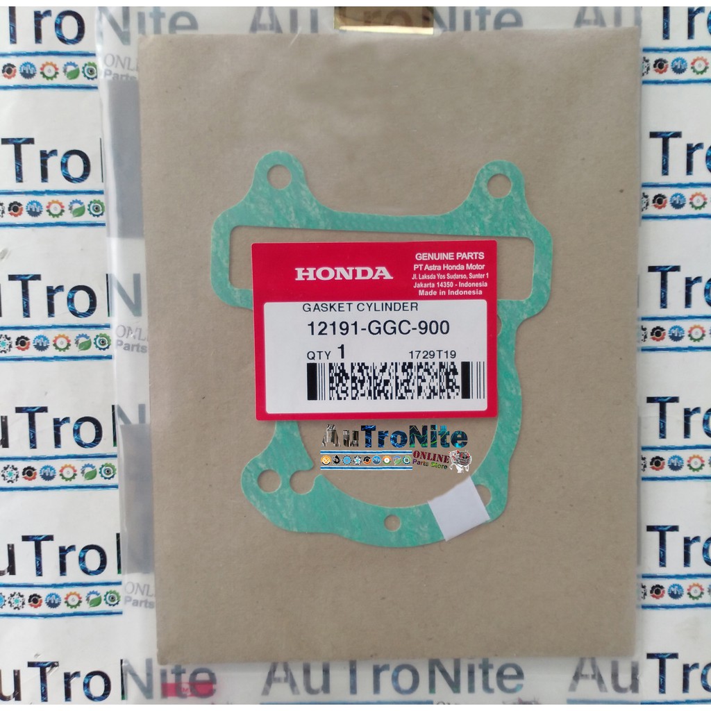 Packing Gasket Blok Cylinder Comp 12191-GGC-900 Original Honda Beat Spacy Scoopy Vario 110 LED FI 12