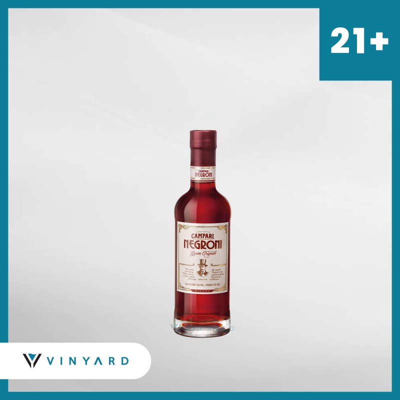 Campari Negroni 500Ml ( Original &amp; Resmi by Vinyard )