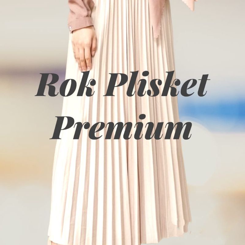 Rok Plisket PREMIUM AURA MAYUNG by AURA Jersey Hyget Lipatan Besar