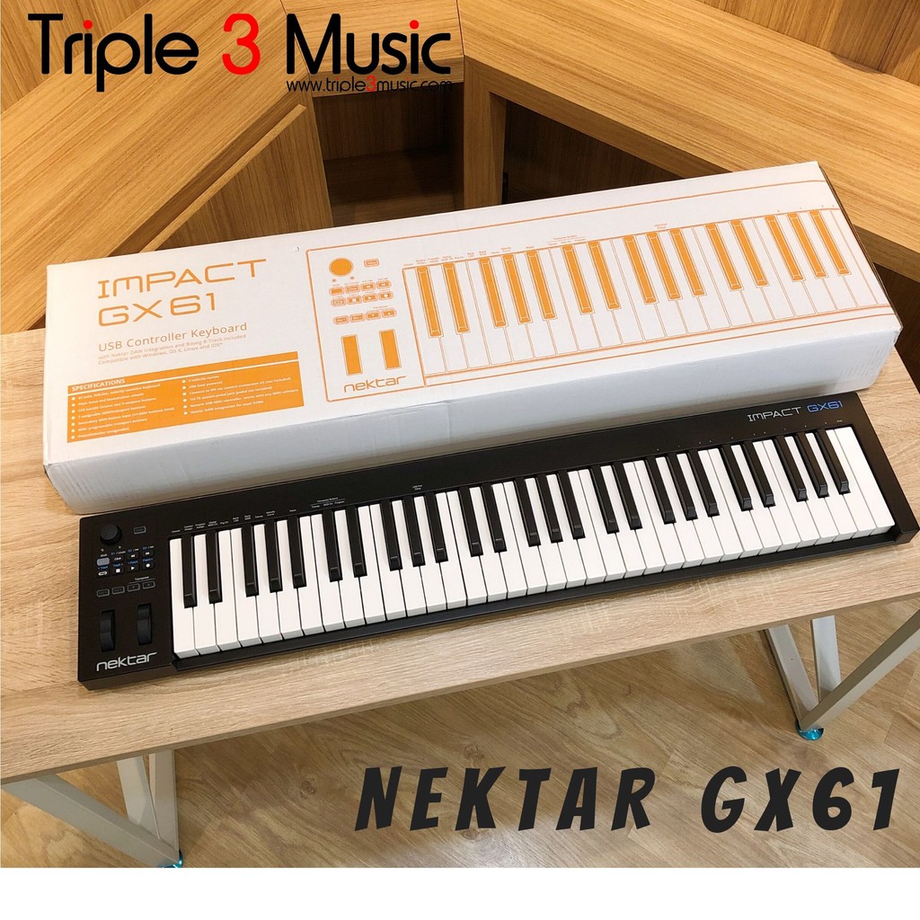 Nektar Impact GX61 GX 61 Keyboard MIDI Controller Shopee 