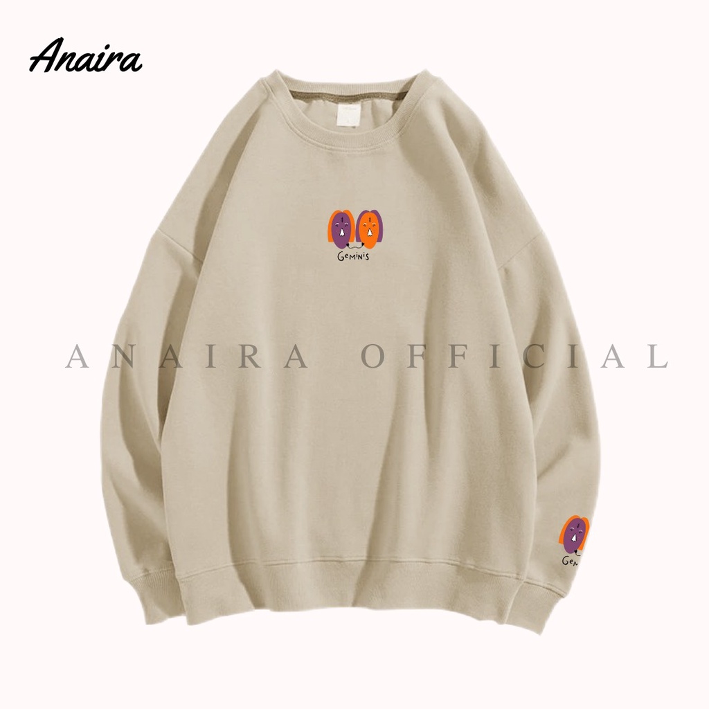 GEMINIS SWEATER CREWNECK ANAIRAOFFICIAL