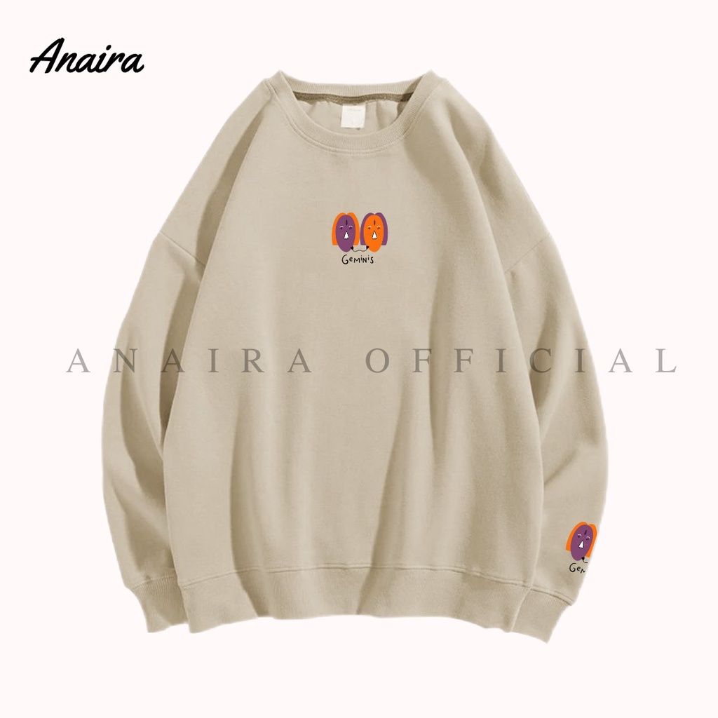 GEMINIS SWEATER CREWNECK ANAIRAOFFICIAL