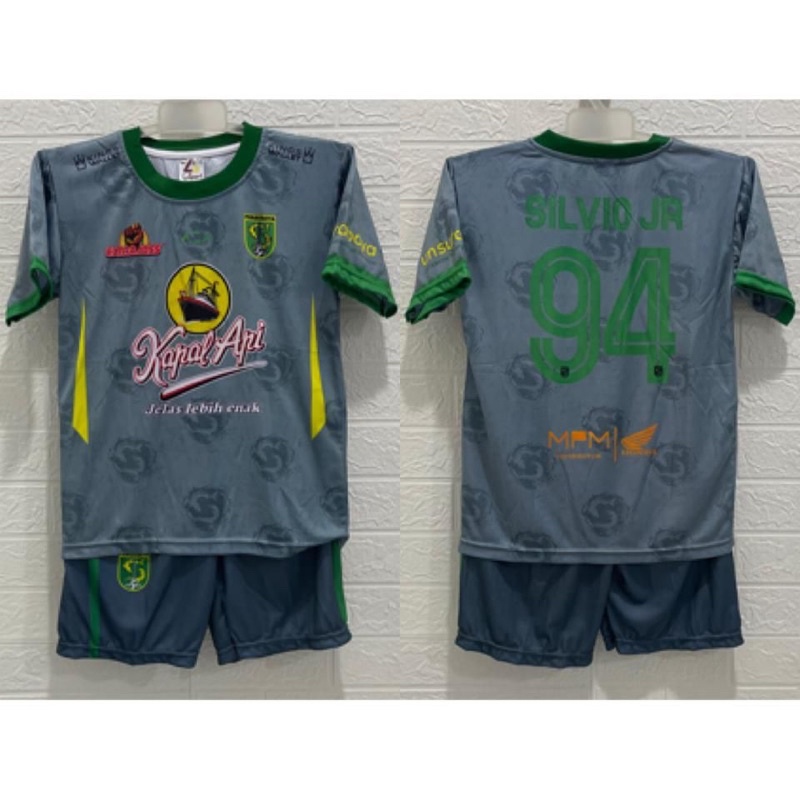 SETELAN JERSEY PERSEBAYA HOME AWAY BONEK ANAK KIDS BEST SELLER SERAGAM BOLA