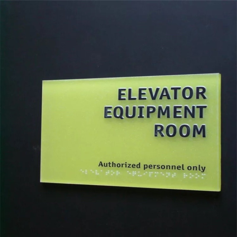 

Braille tuna netra akrilik sign timbul tuna netra petunjuk acrylic tanda ruangan room