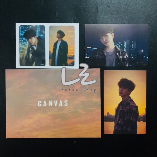Junho of 2PM - 1st Mini Album “CANVAS” (album, photocard, postcard)