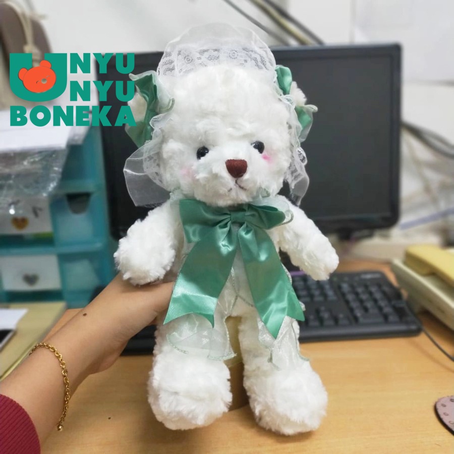 Boneka teddy bear import lembut 32cm beruang house kado hadiah ultah souvenir hampers