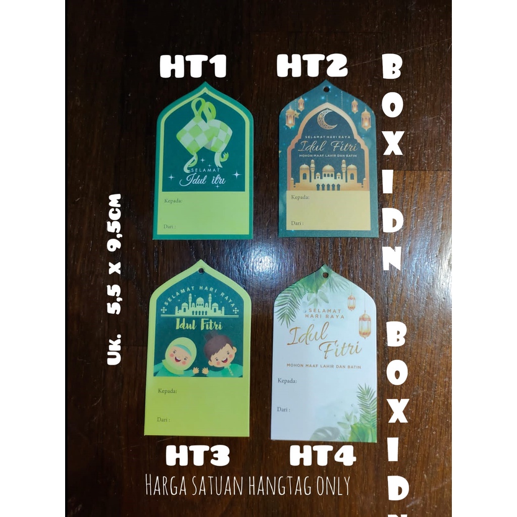 

Hangtang Idul Fitri Hangtag Lebaran Label Gantung Box Lebaran Hang Tag - HT4