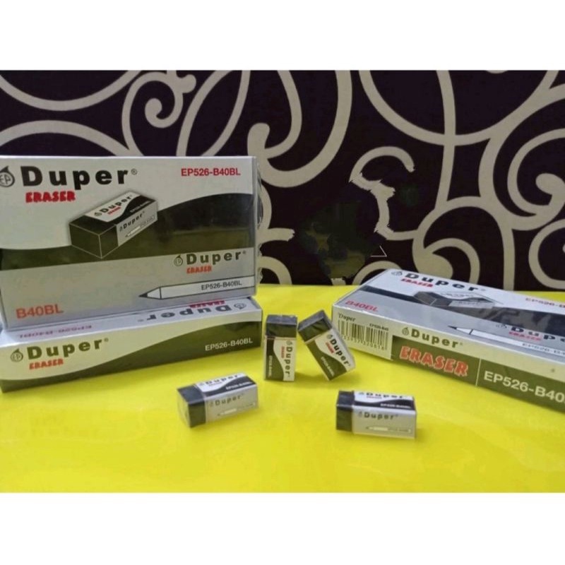 

HAPUSAN / PENGHAPUS / ERASER / STIP / DUPER EP526-B40 PUTIH (PER PCS)