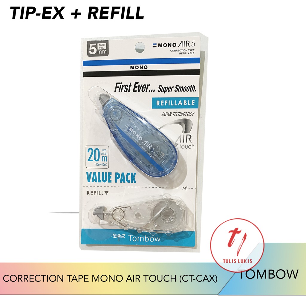 

CORRECTION TAPE + REFILL TOMBOW MONO AIR CT-CAX5