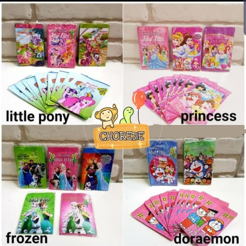 

Angpao Idul Fitri / Lebaran Little Pony- Princess- Frozen- Doraemon diskon berkah