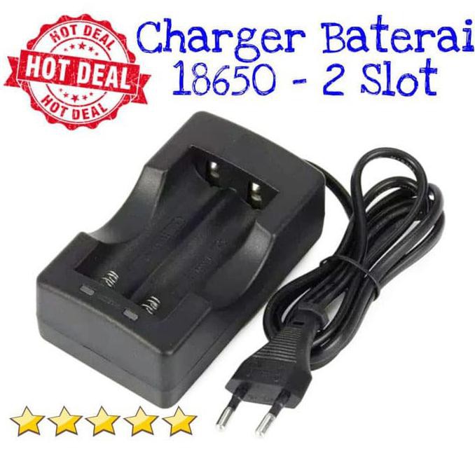 charger kabel 2 baterai ultrafire 18650