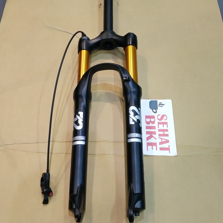 Fork Sepeda VOL 26 RL Air Lock Travel 120 QR Oversize Black/Gold