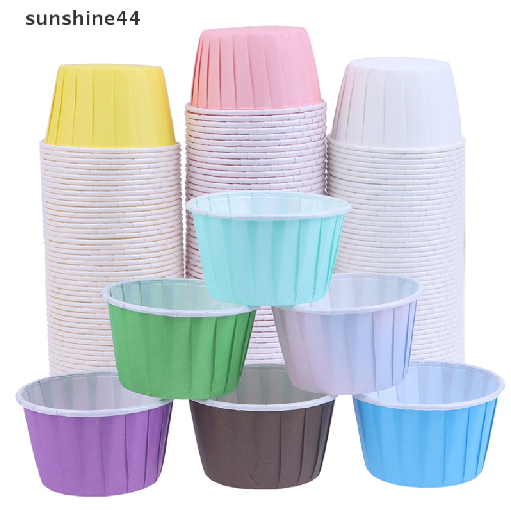 Sunshine 50pcs Kertas Pembungkus Cupcake / Muffin