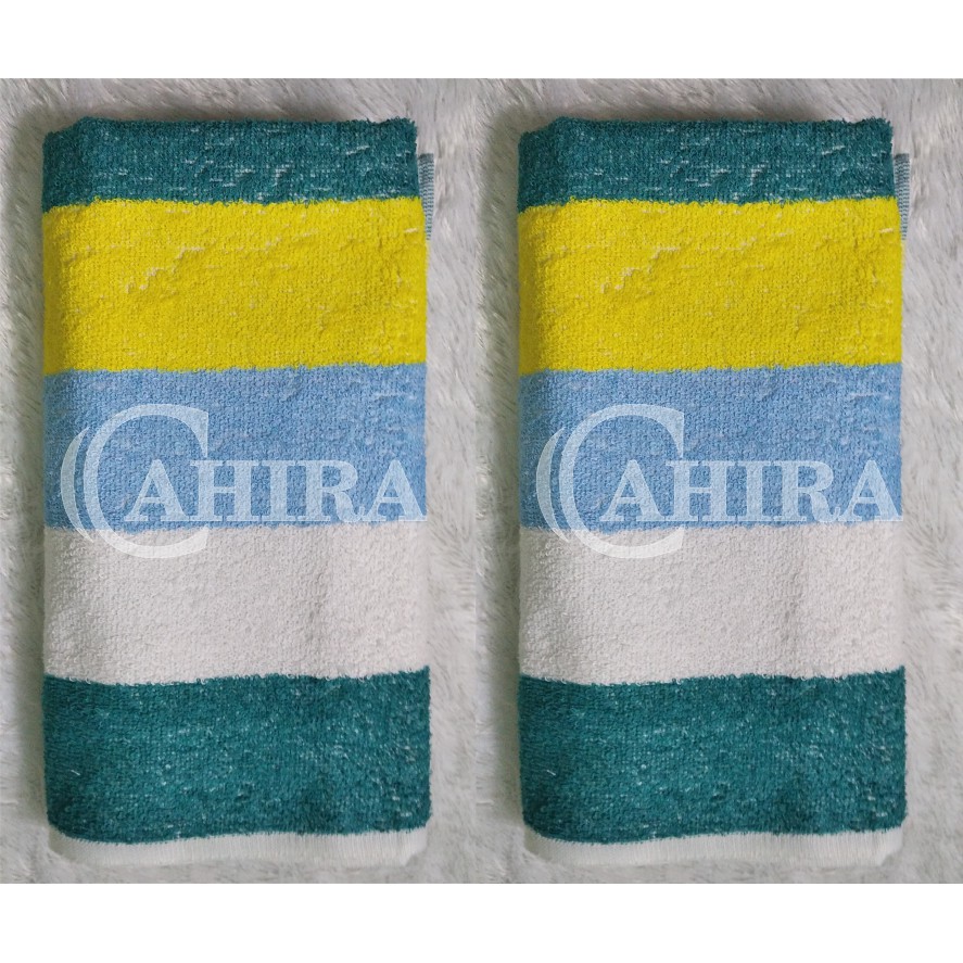 HANDUK MANDI DEWASA MOTIF SALUR PELANGI 140CM X 65 CM
