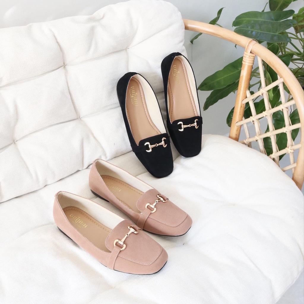 GLARISAMODA Poppy Flatshoes gesper nyaman