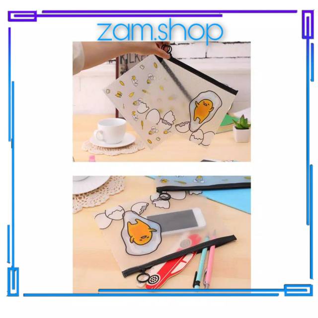 

TEMPAT PENSIL ALAT TULIS STATIONERY PENYIMPANAN SERBAGUNA KOSMETIK MOTIF TELUR