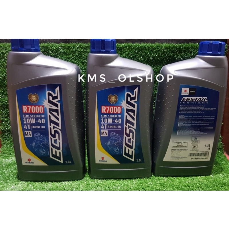 Oli Suzuki SGO ECSTAR 4T R7000 10W 40 SL MA 1300 ML 1.3 Liter GSX 150 Satria FU fi injeksi bandit 150 Scorpio