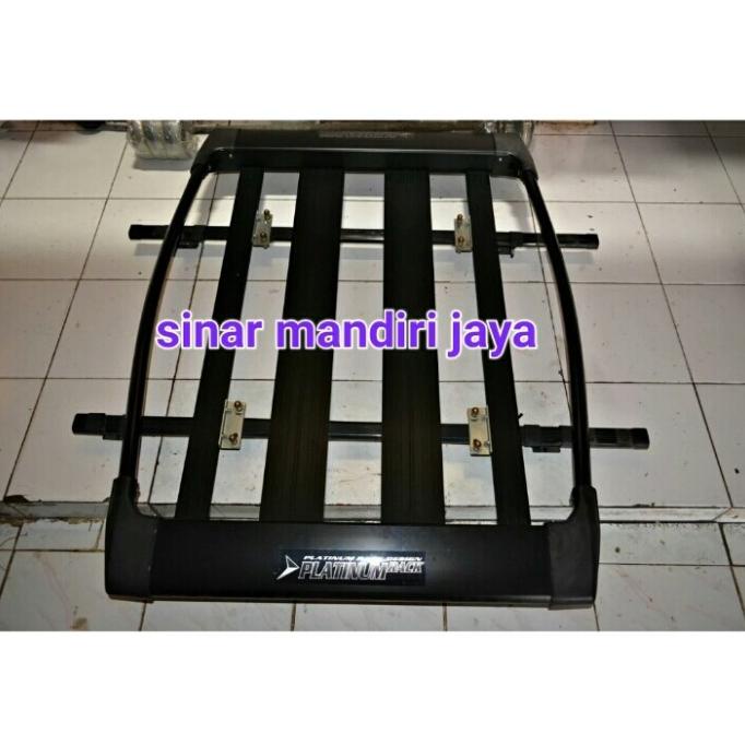 Paket Cross Bar Jepit Roof Rail+Rack Bagasi Wuling Confero