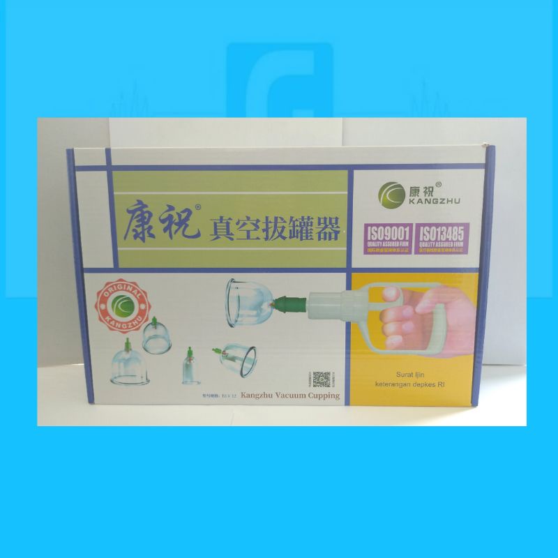 Alat Bekam Kop Bekam Merk Kangzhu isi 12 Original