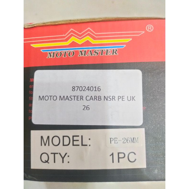 KARBURATOR PE 24 26 28 30  MOTO MASTER CPO 30MM FREE 2PILOTJET 2MAINJET 1JARUM KARBU motomaster skep kuningan-MotomasPe26karbusaja