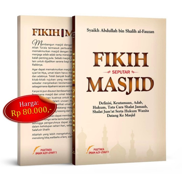 

Buku fikih lengkap seputar masjid
