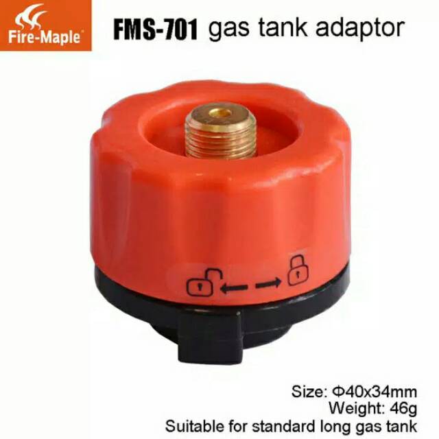 Fire maple FMS-701 adaptor adapter kompor stove ultralight gas portable firemaple konverter