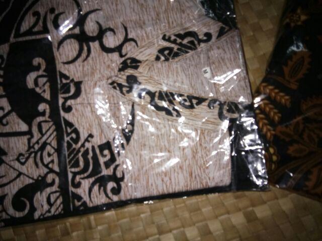 Risna Batik Hrb26 Kenongo Kemeja Hem Pendek Padi Pekalongan M L Xl Murah Keren Batik Pria Wajik Biru