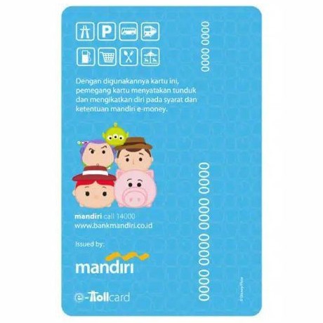 eMoney Card Disney Seri TSUM - TSUM - TOY STORY ORI /Like eTOLL Tapcash Flazz or Brizzi