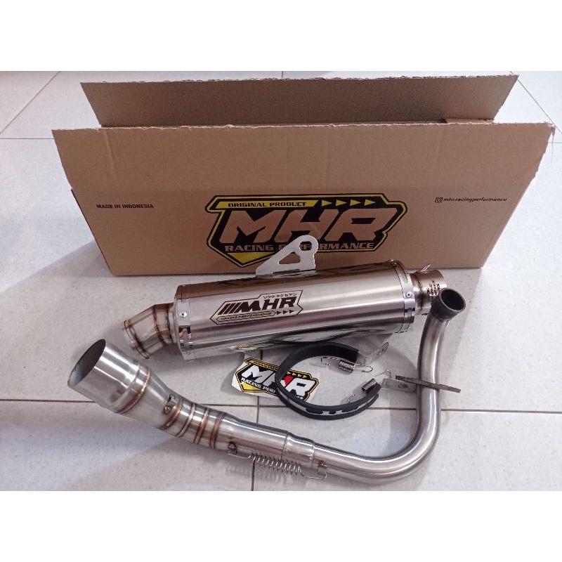 MHR RACING Inlet 38mm Knalpot Fullset VARIO ADV BEAT NMAX AEROX ORIGINAL