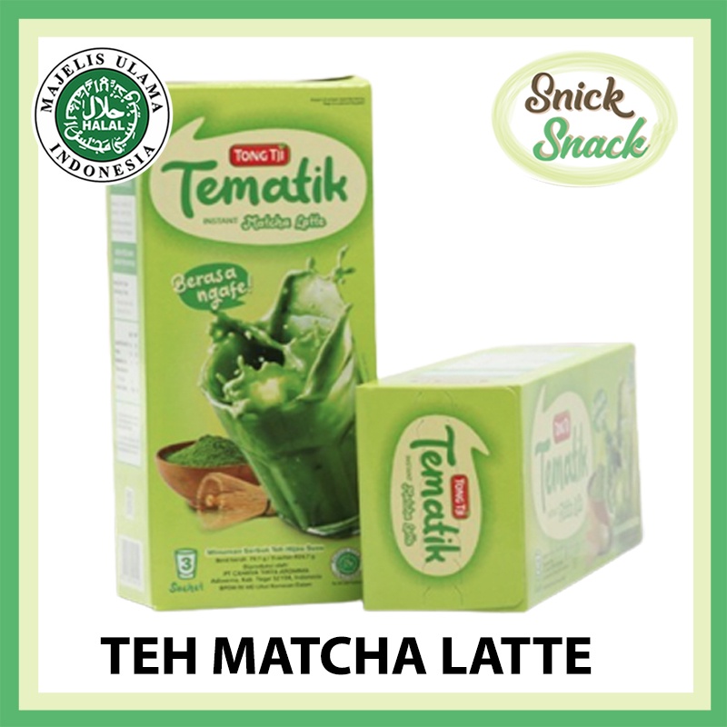 

Tong Tji Tematik Teh Hijau Green Tea Latte Box 3s